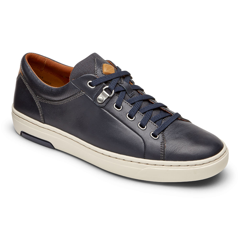 Tenis Rockport Homem Azuis - Lets Walk Cupsole Lace-To-Toe - 86357UIDH